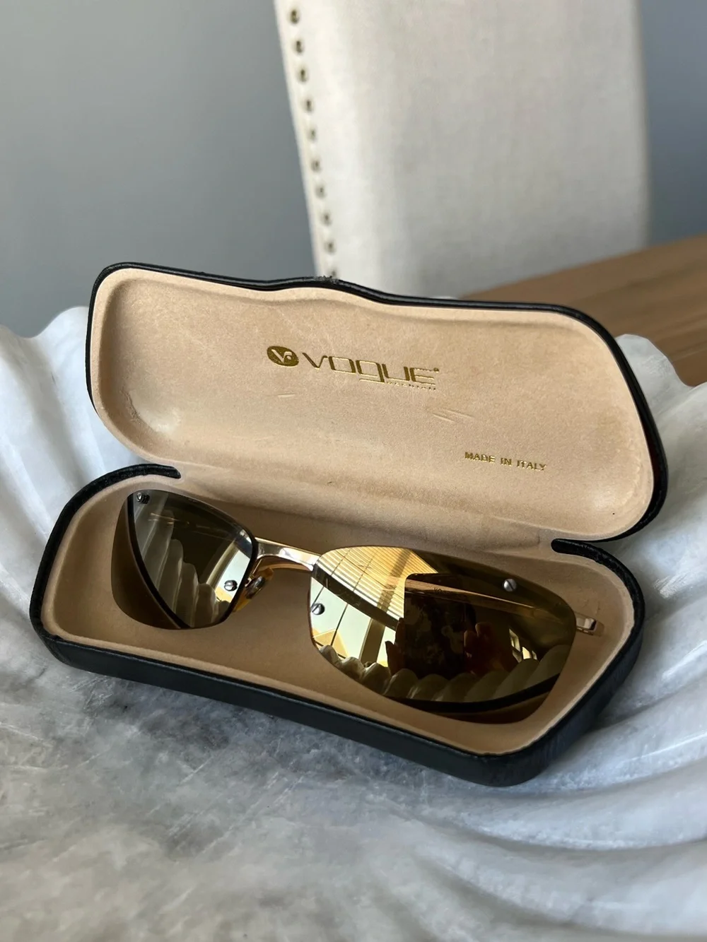 Women’s Vogue Gold Sunglasses VO3331-S